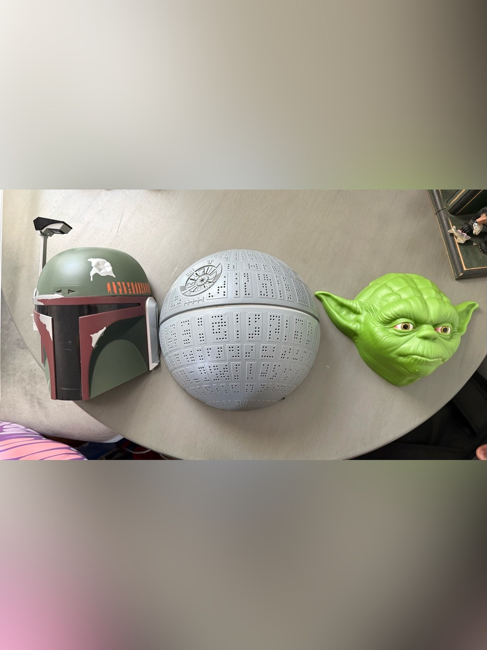 Star Wars 3D LED Wall Light Night Disney Yoda Boba Fett Death Star BB8 Set of 4